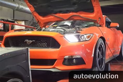 1416 Rwhp 2015 Ford Mustang Gt Tears Up The Dyno With Its Twin Turbo