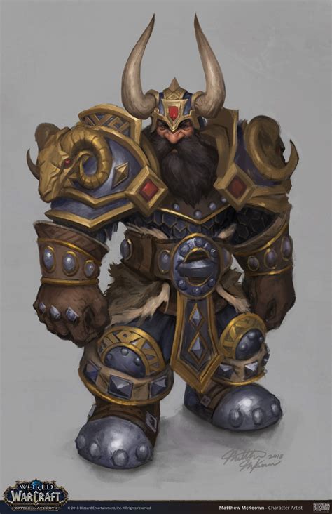 Artstation World Of Warcraft Dwarf Heritage Armor Concept Matthew