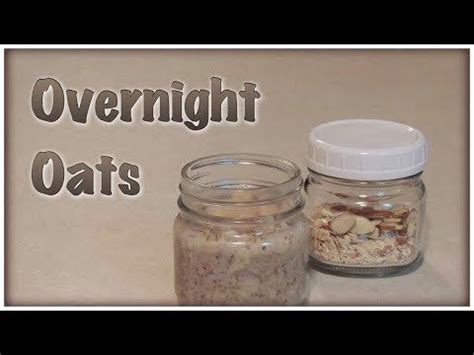 They also aid digestion due to being rich in fibre. OVERNIGHT OATS - Prep ahead for a quick, healthy breakfast ...