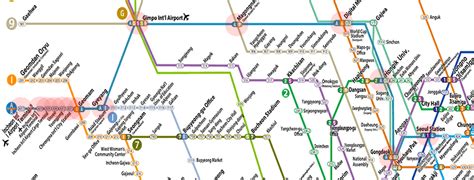 Arex Map Seoul Subway