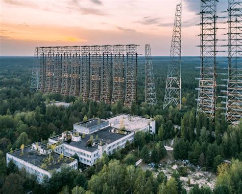 Duga Known As The Russian Woodpecker Military Radar Station In