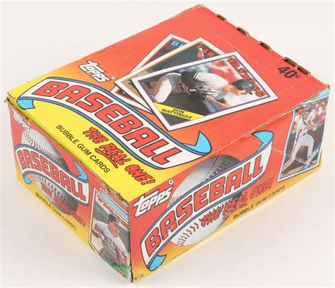 1988 Topps The Real One Bubble Gum Baseball Cards Box With 36 Packs