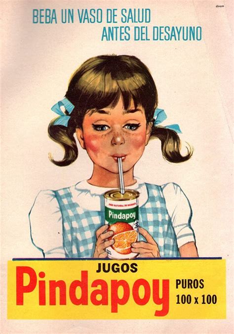 Jugos PINDAPOY Publicidad Argentina De 1964 Publicidad Retro