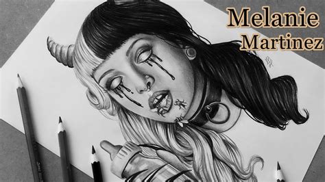 To draw realistic people, start by making a circle and bisecting it with a vertical line. Desenhando a Melanie Martinez (Especial de Halloween ...