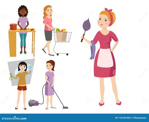 Housewifery Cartoons Illustrations And Vector Stock Images 311