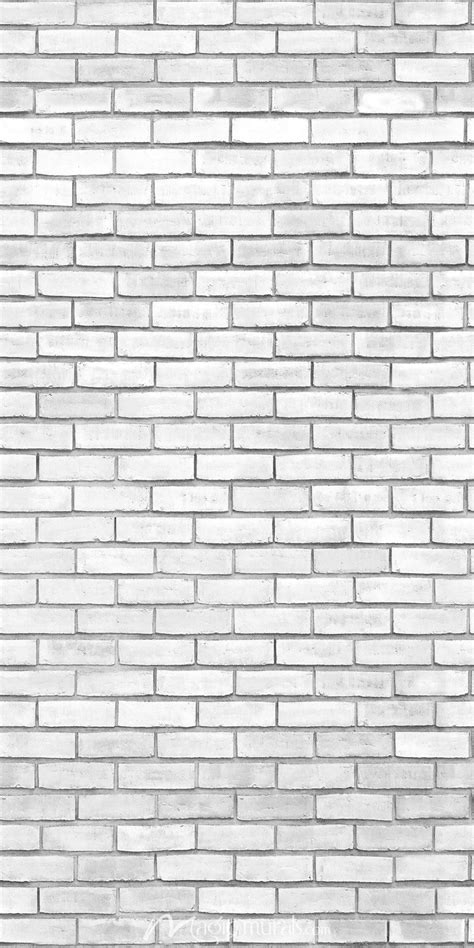 White Brick Wall Repeat Wallpaper Mural By Magic Murals