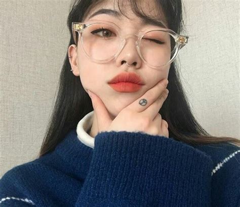 𝑒𝓊𝓃𝓈𝑜𝓊𝓃 윽 Uzzlang Girl Ulzzang Girl Korean Glasses