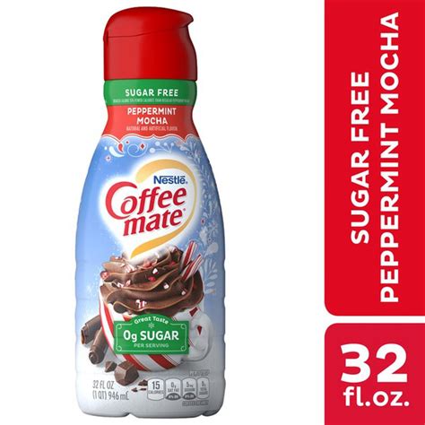 Personally, i use a little less than what's listed on starbuck's because i'm trying to cut down on sugar, so always taste and adjust as needed. Nestlé Coffee Mate Sugar Free Peppermint Mocha Liquid ...