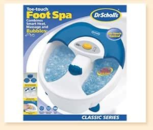 Amazon Dr Scholl S Dr Toe Touch Foot Spa With Bubbles And