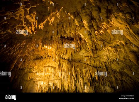 Cave Of Stalactites Stock Photo Alamy