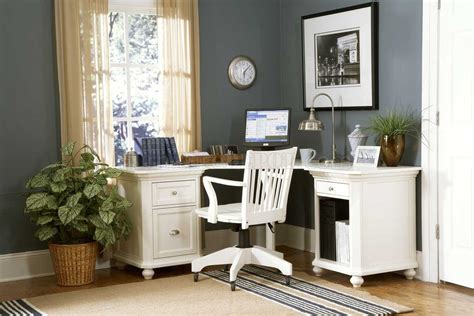 8891 Hanna White Home Office Corner Desk Woptions