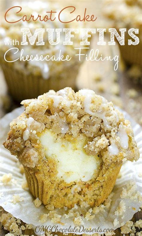 Carrot Cake Muffins Recipe With Cheescake Fillings