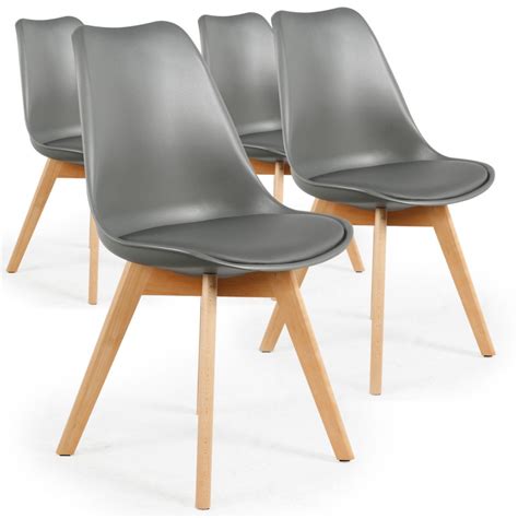 Découvrez notre superbe collection de chaises scandinaves, qui répondra à vos besoins. Chaises Scandinaves Ericka Gris - Lot de 4 pas cher ...