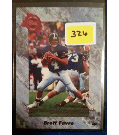 1991 Classic Brett Favre Rookie Card 129
