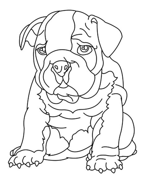 That will certainly lower the anxiety for kids as they wait. Bulldog Coloring Pictures - Coloring Home