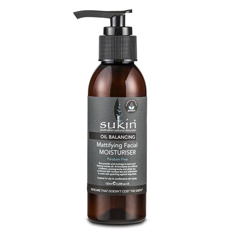 Our oil balancing moisturizer will be your new holy grail, it is enriched with rice powder to mattify the face, and prevents an oily base throughout the day! SUKIN Oil Balancing Mattifying Facial Moisturiser 125ml ...
