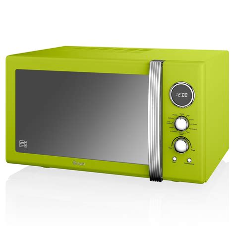 Swan Retro Lime Green 900w Digital Combi Microwave With Grill
