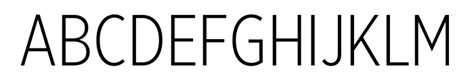 Gotham Extra Narrow Light Font What Font Is