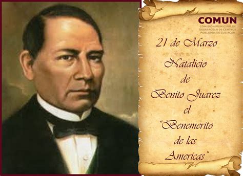 Natalicio De Benito Juárez Esfinanciero México