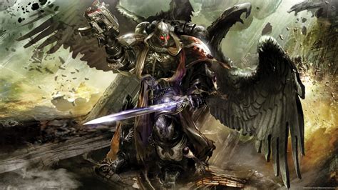 48 Warhammer 40k Blood Angels Wallpapers Wallpapersafari