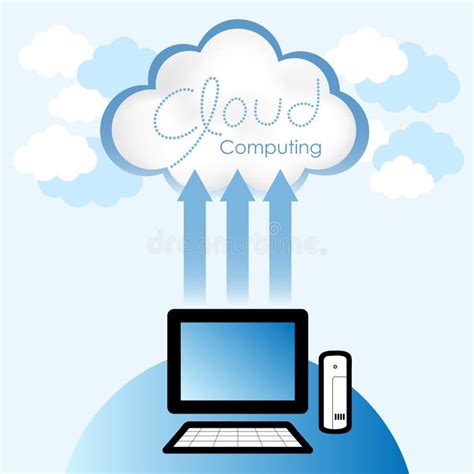 Cloud Computing Stock Vector Illustration Of Download 18156346