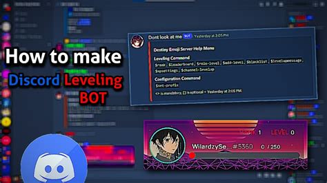 How To Make Leveling System Discord Bot Replit 247 Alive Youtube