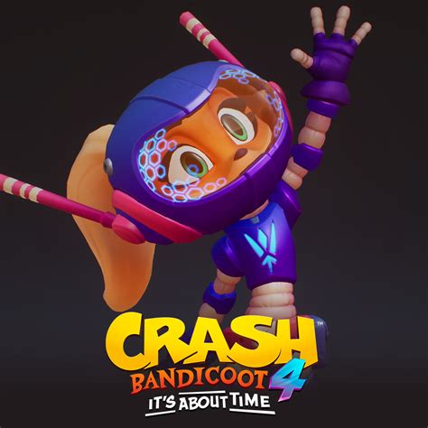 Artstation Crash Bandicoot 4 Coco Geometry Warrior