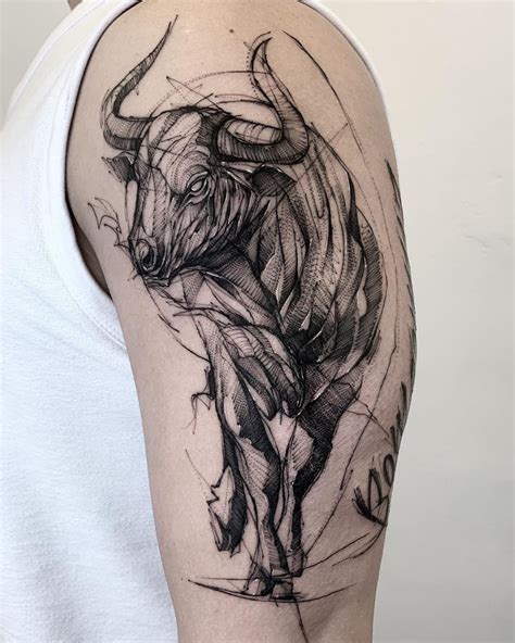 Bktattooer Bull Tattoos Bull Skull Tattoos Taurus Bull Tattoos