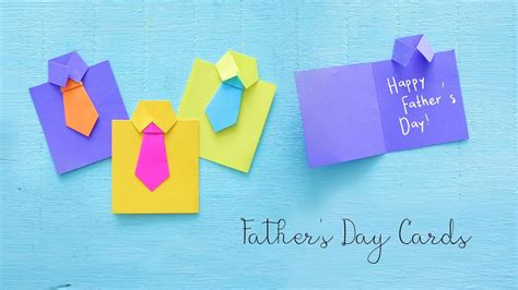 Diy Fathers Day Cards T Ideas Paper Crafts 4 Gen Crafts