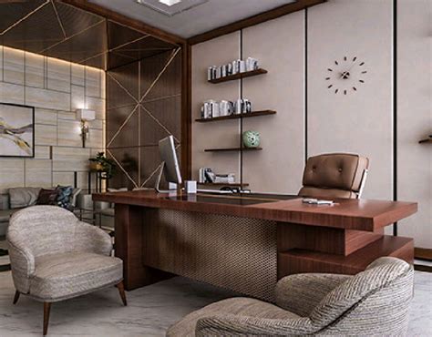 Luxury Modern Villa Qatar On Behance Office Interior Design Modern
