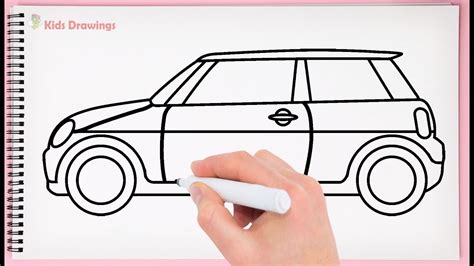 Are you ready to start? How to draw a mini cooper car easy learn drawing step by ...