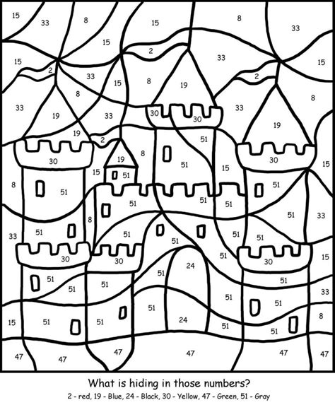 Free Printable Color By Number Coloring Page Coloring Home