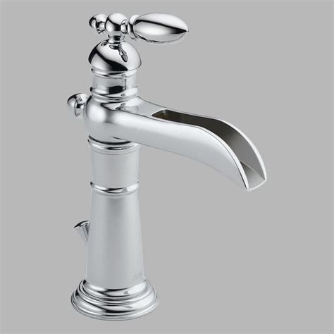 Delta Victorian Single Handle Channel Bathroom Faucet in Chrome 554LF
