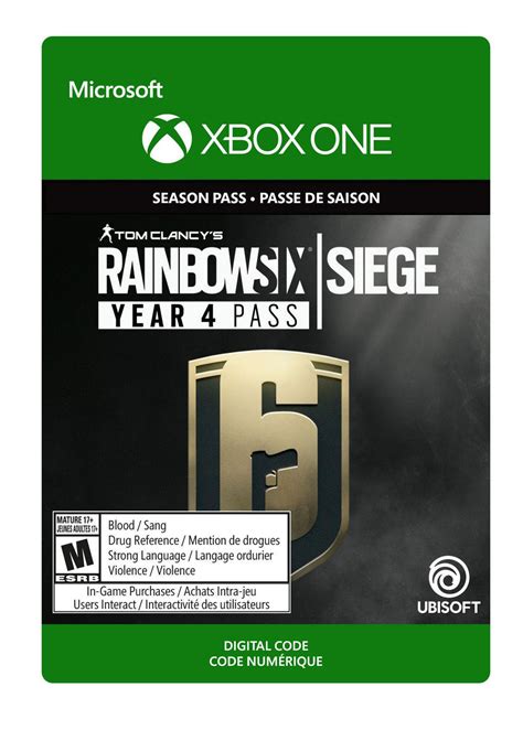 Gewitter Plantage Gebühr Rainbow Six Siege Year 4 Season Pass Xbox