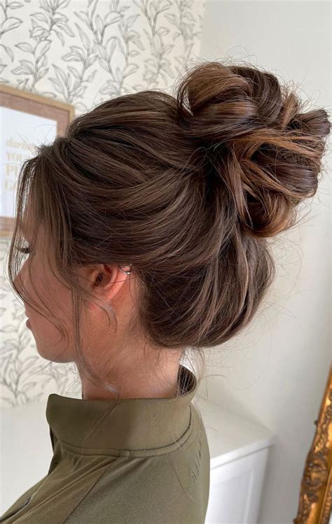 50 Amazing Ways To Style An Updo In 2022 Messy High Bun