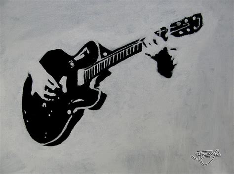 Are you looking for the best black and white music notes for your personal blogs, projects or designs, then clipartmag is the place just for you. Guitar Silhouette Painting by Apoorv Jain