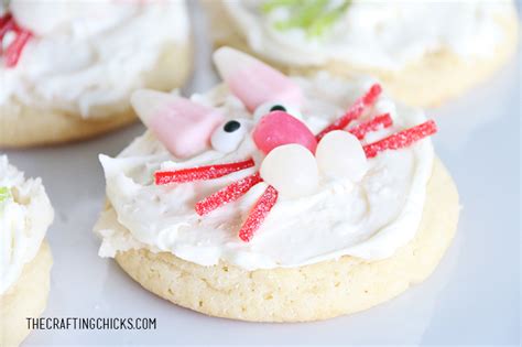 Carrot and bunny face cookies by sweet sugar belle. Bunny Face Cookies - The Crafting Chicks
