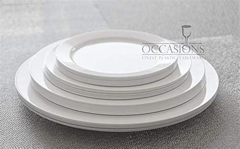 Occasions 120 Plates Pack Heavyweight Disposable Wedding Party