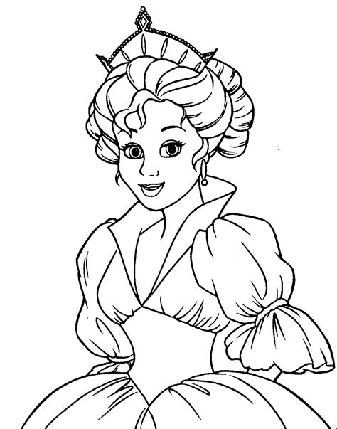 These princess coloring pages with long flowing gowns, unicorns and a handsome prince would make their dream more exciting. Free Princess Coloring Pages