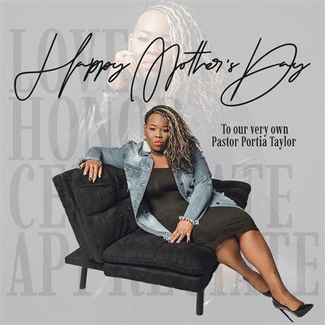 Happy Mothers Day To Our Spiritual Mother Pastor Portia Taylor 🤍 We
