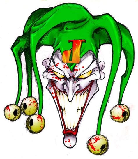 Pin By Amy Wertz On Hi Joker Drawings Jester Tattoo Clown Tattoo