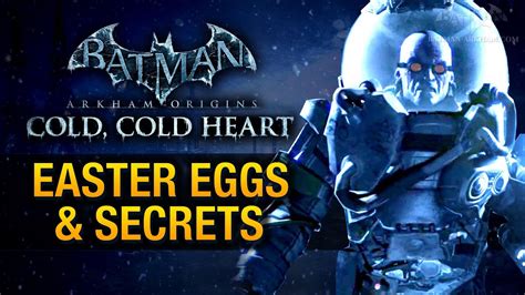 Arkham origins, cold, cold heart introduces the chillilling mr.freeze into this batman origin story. Batman: Arkham Origins - "Cold, Cold Heart" Easter Eggs ...