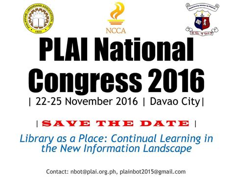 Plai Southern Tagalog Region Librarians Council Plai National