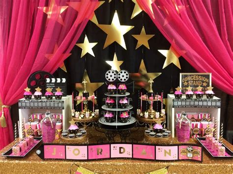 Hollywood Theme Birthday Party Ideas Photo 1 Of 8 Catch My Party