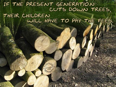 Which is the most famous quote about deforestation? Deforestation Slogans