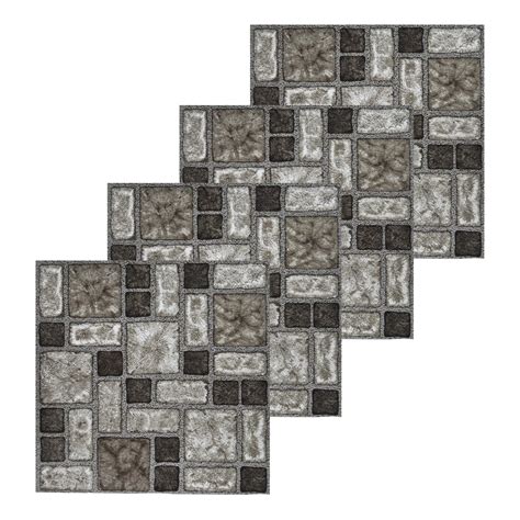 Tile wall metal glass drywall vinyl floor ceramic plastic formica wood varnished wooden floor linoleum melamine приобретенный товар: Floor Tiles Self Adhesive Vinyl Flooring Kitchen Bathroom ...