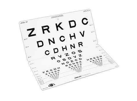 Sloan Letters Folding Eye Chart Medicvision As