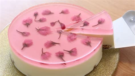 Fabulous Sakura Cherry Blossoms No Bake Cheesecake Desserts Corner