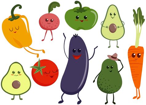 Vegetable Characters Vectors 207606 Vector Art At Vecteezy