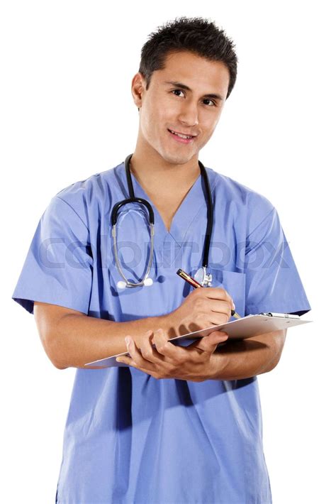 Male Health Care Worker Stock Image Colourbox